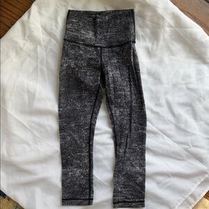 lululemon athletica Black and White Leggings